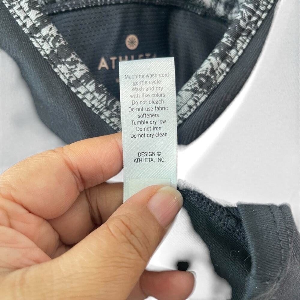 Athleta Prisma Racerback Tank Black Multi Size Large - Picture 7 of 8